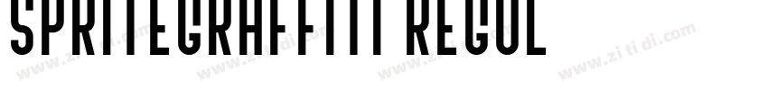 SpriteGraffiti regul字体转换